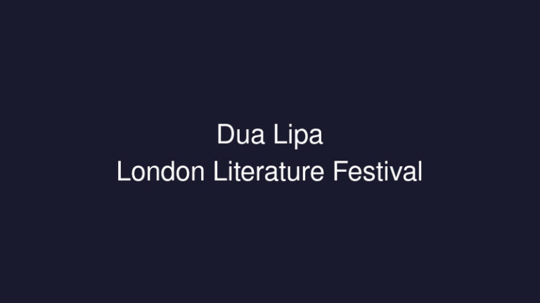 Dua Lipa emërohet kuratore e “London Literature Festival 2026” në Southbank Centre